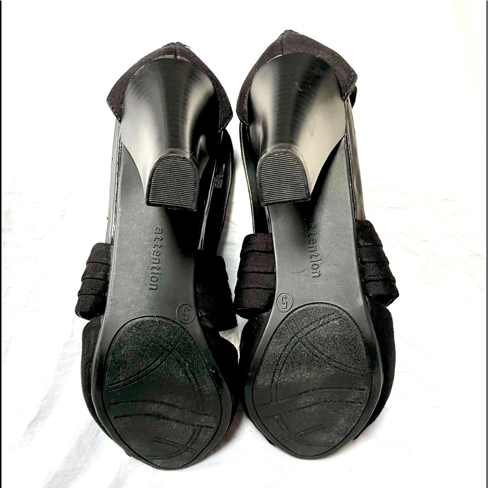 ATTENTION women’s heeled sandals (jenna) black size5 NWOT - Picture 12 of 13
